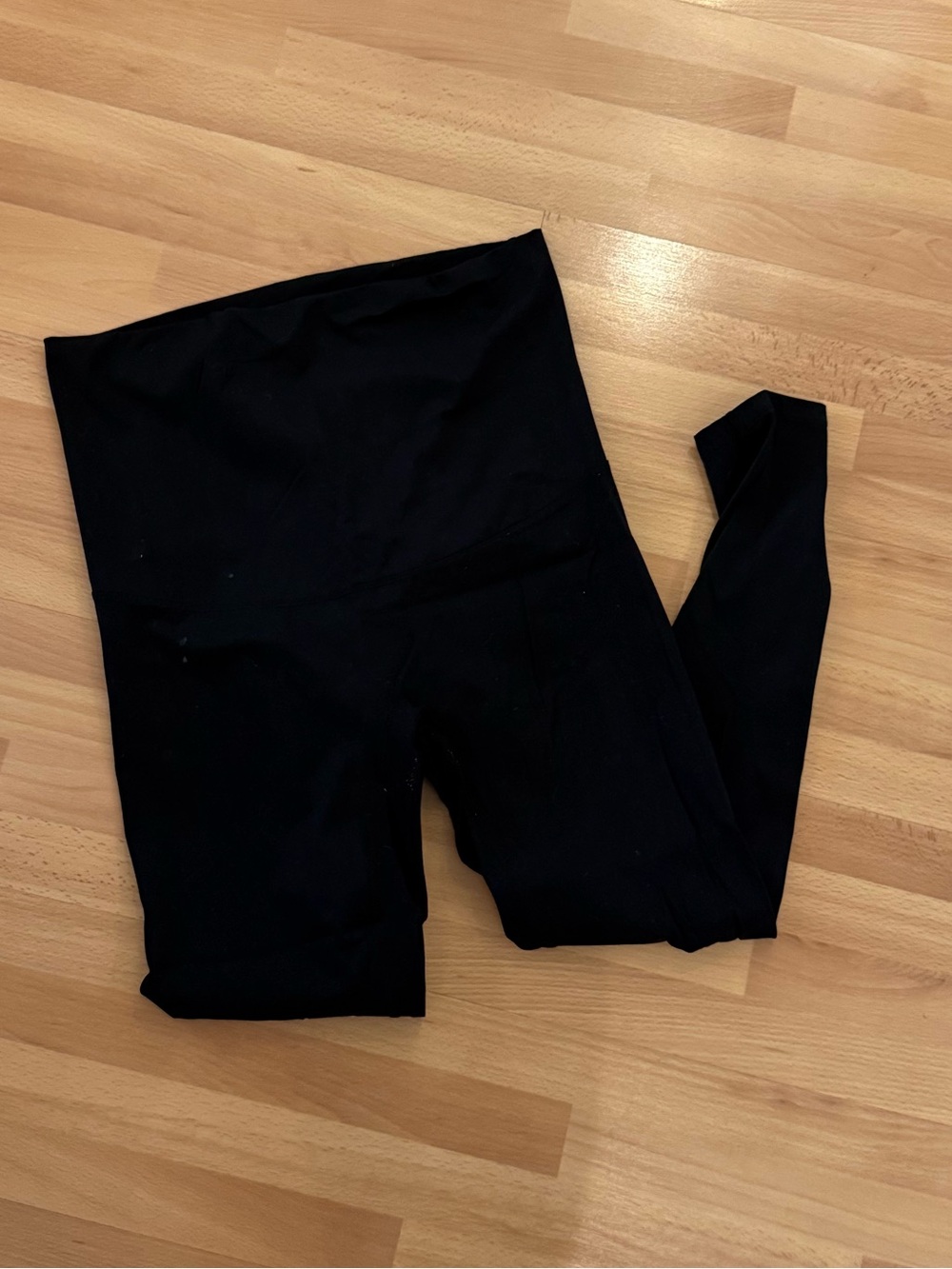 Women's High-Waist Black Stretch Leggings